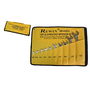 Bộ Chìa Khóa 2 Đầu Miệng Rewin RB-K5532 (10 Pcs)