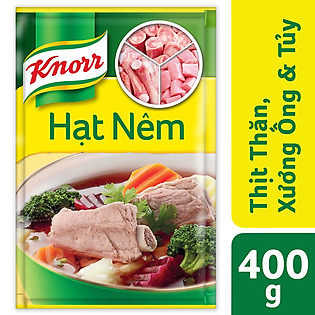 "Hạt Nêm Knorr Từ Thịt Thăn, Xương Ống Và Tủy Bổ Sung Vitamin A (400G) - 32010212"
