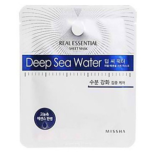 Mặt Nạ Giấy Missha Deep Sea Water Real Essential Sheet Mask - M2832