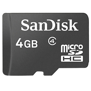 Thẻ Nhớ Micro SD Sandisk 4GB Class 4