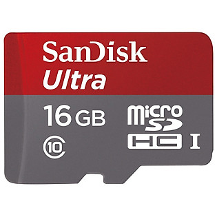 Thẻ Nhớ Micro SD Ultra Sandisk 16GB Class 10 - 48MB/S