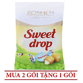 Kẹo Sweet Drop Roshen Cứng Nhân Sữa 200Gr