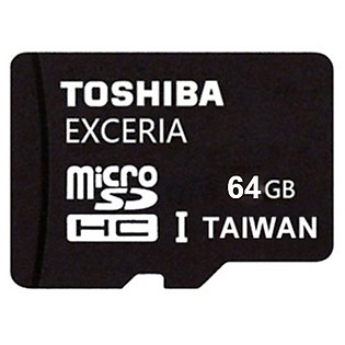 Thẻ Nhớ Micro SD Toshiba Exceria 64GB (Read 95MB/S - Write 60MB/S)