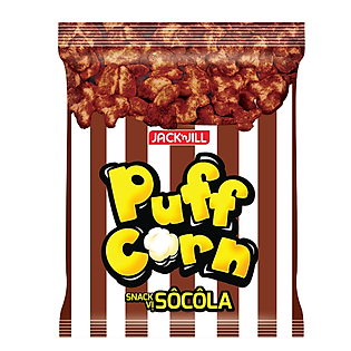 Bánh Snack Puff Corn Chocola Gói 45G