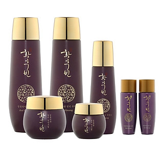 Bộ 5 Sản Phẩm Hồng Sâm Dưỡng Da Hwanghoobin LK Cosmetic Red Ginseng 5PCS Set