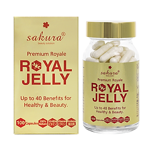 Thực Phẩm Chức Năng Sữa Ong Chúa Cao Cấp Sakura Royal Jelly (Royal Premium) - 100 Viên
