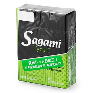 Bao Cao Su Sagami Type E - Hộp 5 Bao