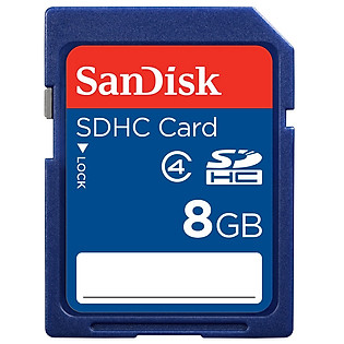 Thẻ Nhớ SD Sandisk 8GB Class 4