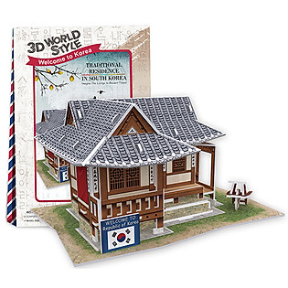 Mô Hình 3D Cubicfun – Traditional Residence W3157h