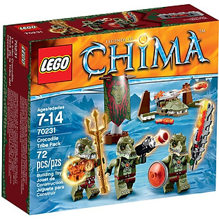 Mô Hình LEGO Legend Of Chima - Bộ Tộc Cá Sấu 70231