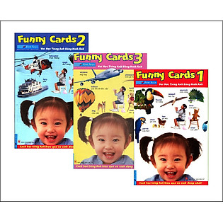 Combo Funny Cards - Vui Học Tiếng Anh Bằng Hình Ảnh (Kèm CD Super Songs For Children)