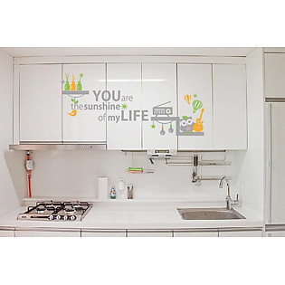 Decal Dán Tường Ninewall You Are The Sunshine DF010