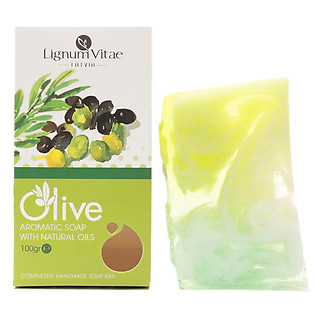 Xà Bông Thiên Nhiên Với Tinh Dầu Olive Tự Nhiên Lignum Vitae Olive (100G) - 0063-Z