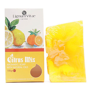 Xà Bông Thiên Nhiên Với Tinh Dầu Cam Chanh Lignum Vitae Citrus Mix (100G) - 0007-Z