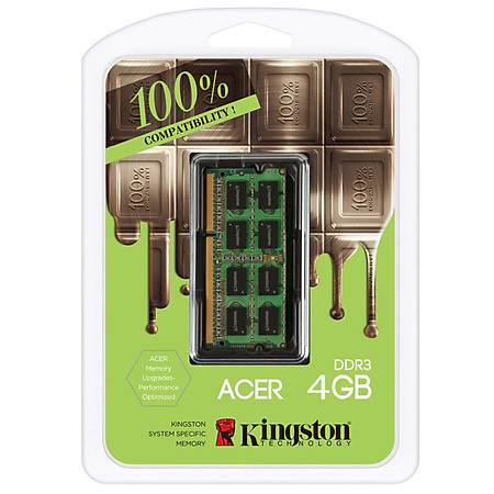 RAM Kingston 4GB DDR3-1600 1.35V For Acer NB- KAC-MEMK/4GFR KAC-MEMKL/4GFR