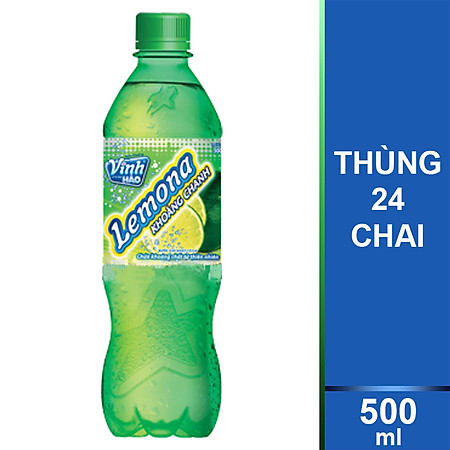 Thùng 24 Chai Nước Khoáng Chanh Lemona 500ml