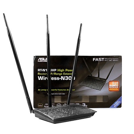 ASUS RT-N14UHP - Bộ phát Wifi Chuẩn N Tốc Độ 300Mbps Mở rộng sóng