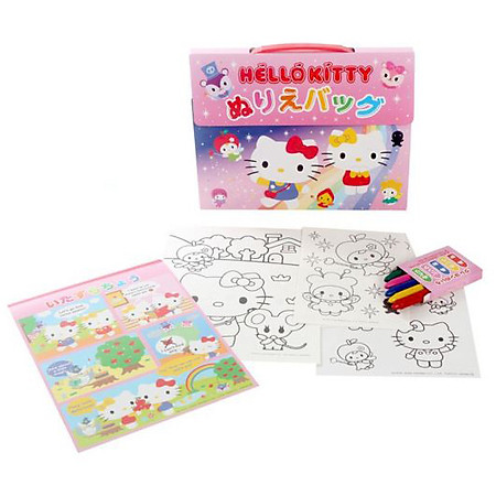 Bộ Tập Tô Hello Kitty KT Drawing Set