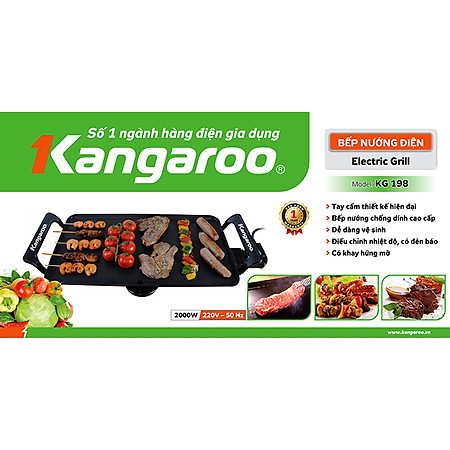 Bếp Nướng Điện Kangaroo KG198