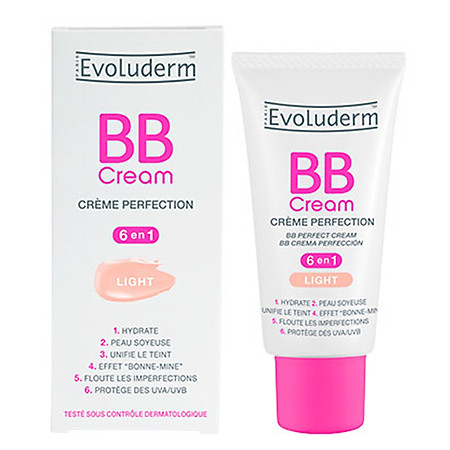 Kem Nền Evoluderm Light Bb Perfect Cream 6 In 1 - 13233 (50ml)