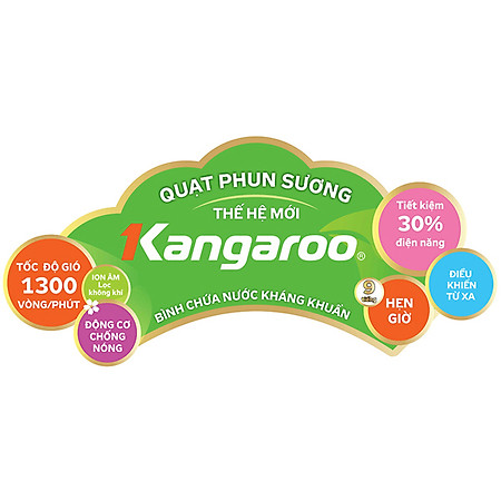 Quạt Phun Sương Kangaroo KG56S