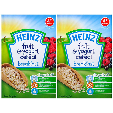 Combo 2 Hộp Ngũ Cốc Sữa Chua Trái Cây Heinz (125g)