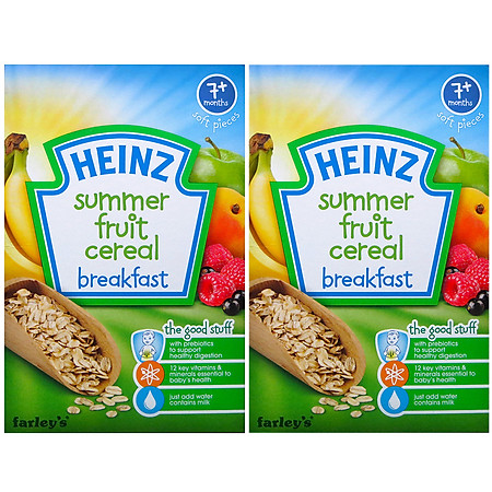 Combo 2 Hộp Ngũ Cốc Trái Cây Mùa Hè Heinz (120g)