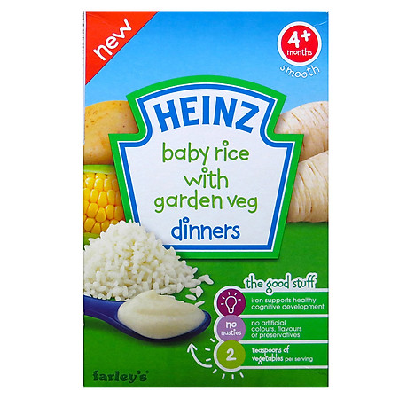 Gạo và Rau Củ Xay Nhuyễn Heinz (125g)