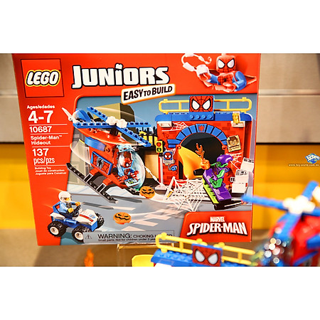Mô Hình LEGO Juniors - Căn Cứ Của Người Nhện 10687 (137 Mảnh Ghép)