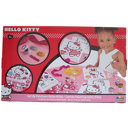 Bộ Đồ Vẽ Tranh Cabvas Painting Hello Kitty