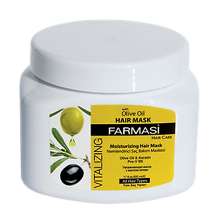 Mặt Nạ Dưỡng Tóc Vitalizing Hair Mask  With Olive Extract Farmasi 1916HAI01 (500ml)