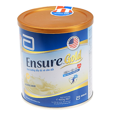 Sữa Bột Abbott Ensure Gold ESS Dinh Dưỡng Đầy Đủ Và Cân Đối (400g)