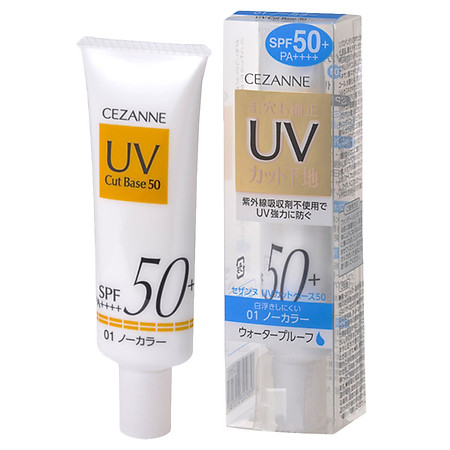 "Kem Lót Chống Nắng UV Cut Base Cezanne SPF 50+, PA++++  (25g)"
