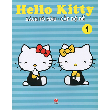 Hello Kitty - Sách Tô Màu Cấp Độ Dễ (Tập 1)
