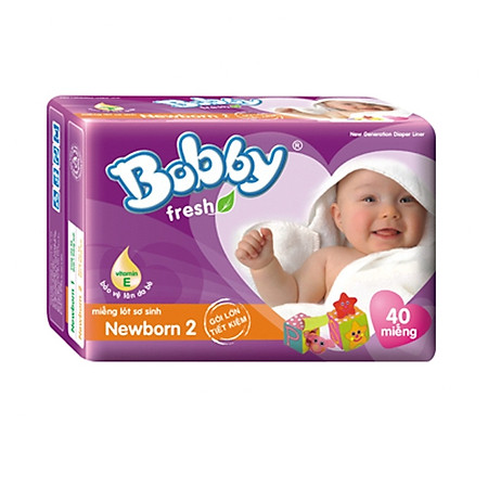 Miếng Lót Bobby Fresh Newborn 2 (40 Miếng)