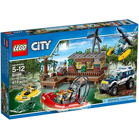 Mô Hình LEGO City - Hang Ổ Tội Phạm 60068