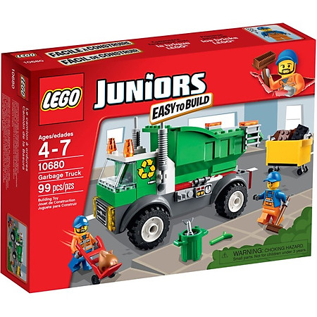 Mô Hình LEGO Juniors - Xe Rác 10680