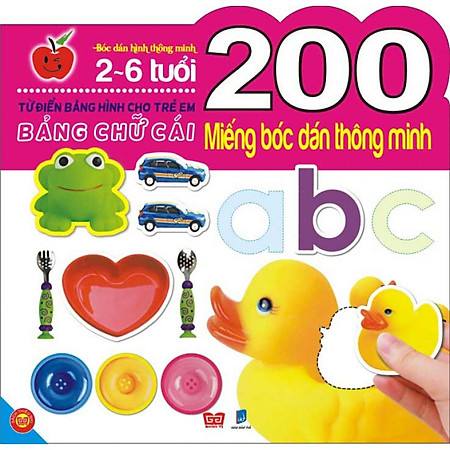 200 Miếng Bóc Dán Thông Minh- Bảng Chữ Cái