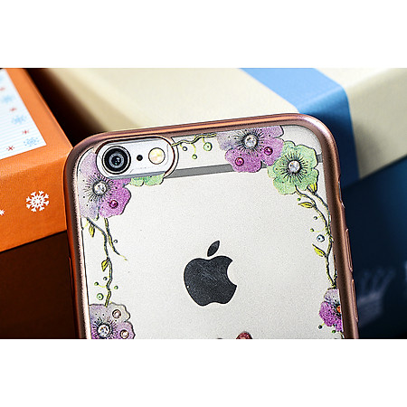 Ốp Lưng Cube iPhone 6/6s Swarovski Blossom - Butterfly Garden