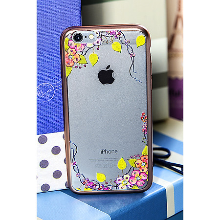 Ốp Lưng Cube iPhone 6/6s Swarovski Blossom - Grape Garden