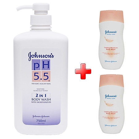 Sữa Tắm pH 5.5 Johnson’s 2in1 (750ml)