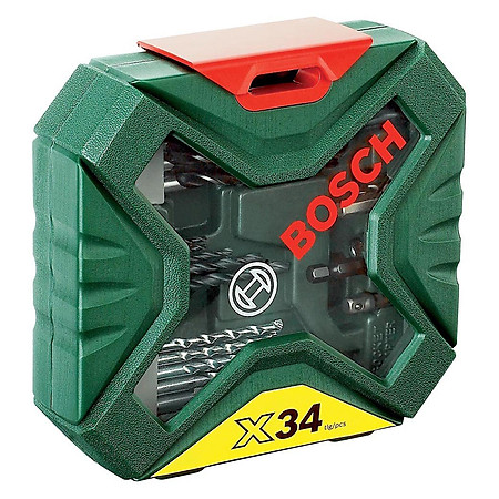 Bộ Mũi Khoan Và Vặn Vít 34 Món Bosch X-Line – 2607010608