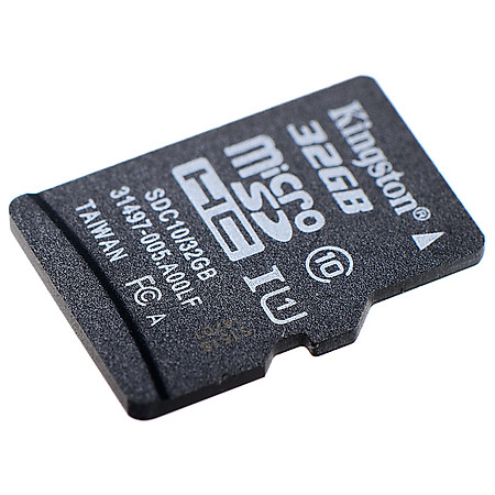 Thẻ Nhớ MicroSD Kingston 32GB Class 10 (Kèm Adapter)