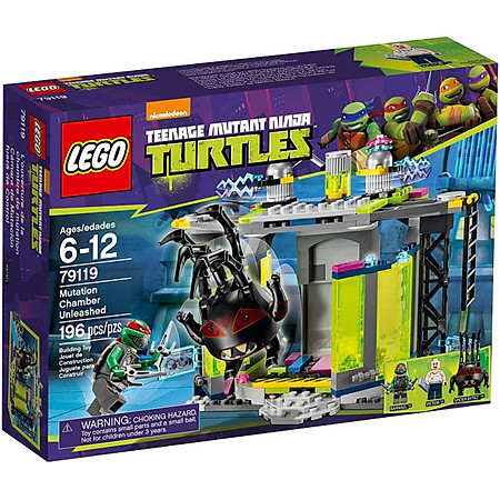 Mô Hình LEGO Turtles Tấn Công Trung Tâm Đột Biến (196 Mảnh Ghép) - 79119