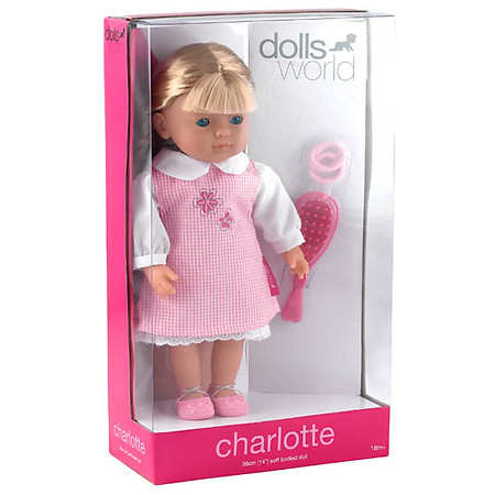 Em Bé Charlotte Tóc Bím Dolls World DW8111