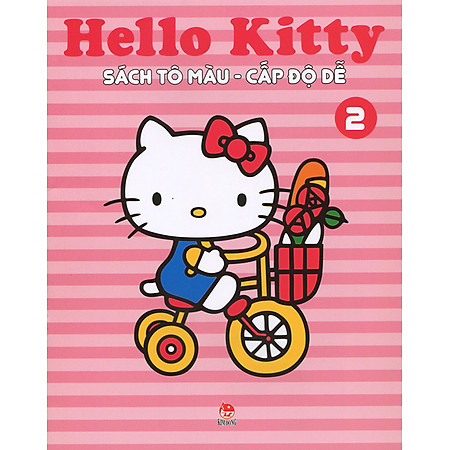Hello Kitty - Sách Tô Màu Cấp Độ Dễ (Tập 2)
