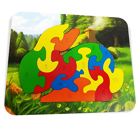 Ghép Hình Puzzle Tottosi - Thỏ 303013 (11 Mảnh Ghép)