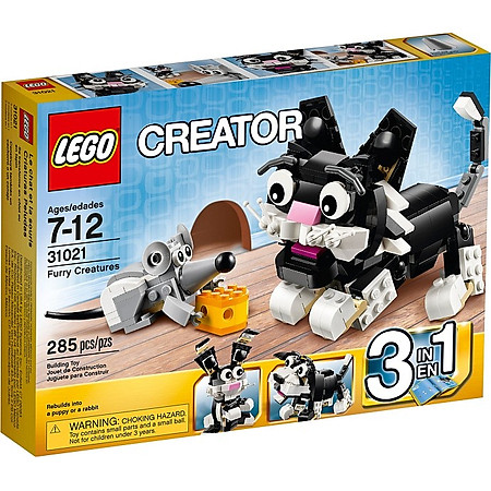 Mô Hình LEGO Creator Thú Nhỏ Đáng Yêu (285 Mảnh Ghép) - 31021