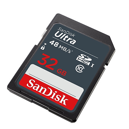 Thẻ Nhớ SD SanDisk Ultra Class 10 32GB - 48MB/s