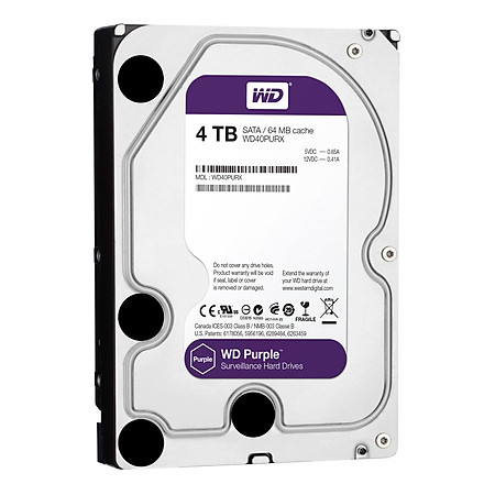 Ổ Cứng Trong PC WD 4TB (64MB) 3.5″ Purple™